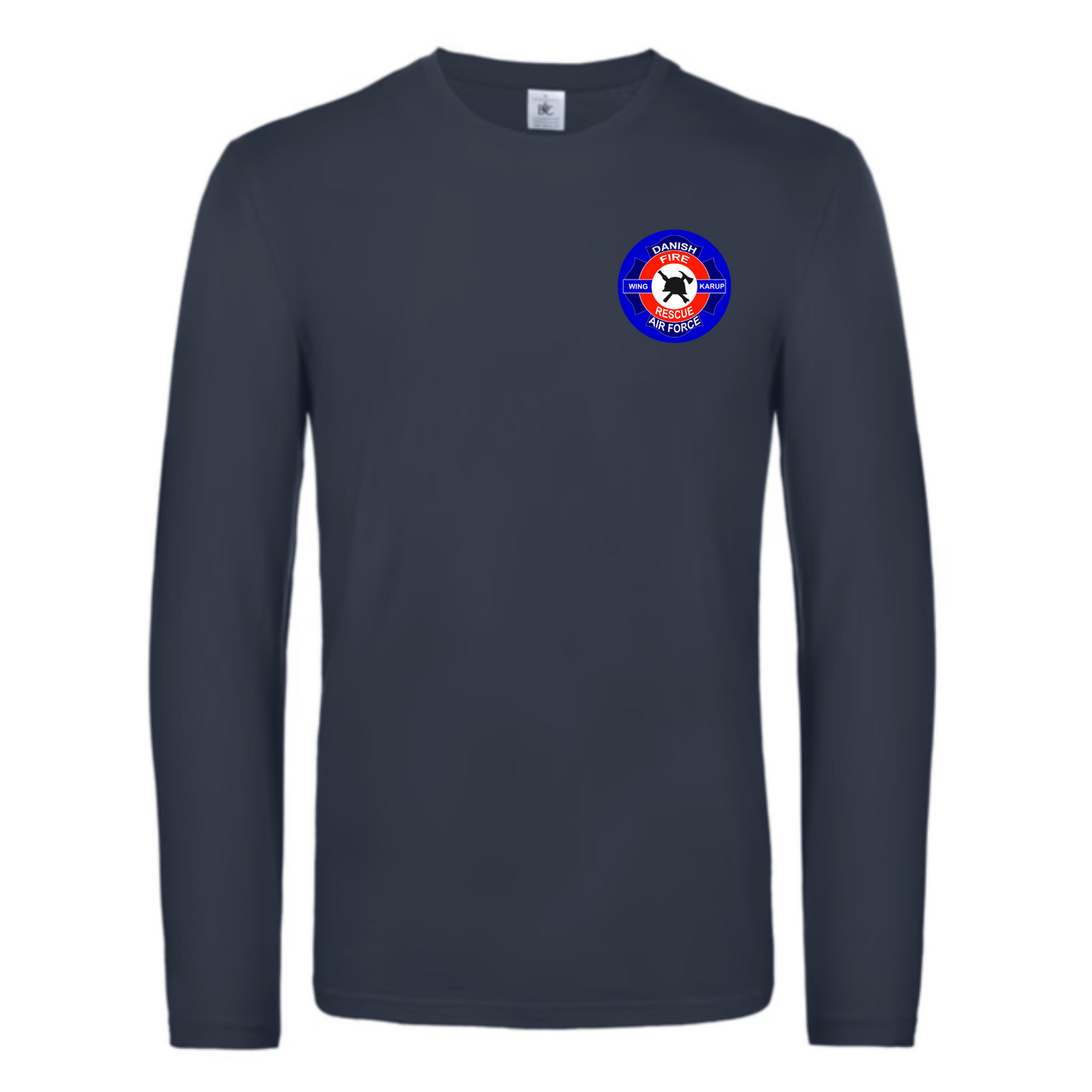 Bomulds T-shirt Langærmet - Voksen - Fire & Rescue - SponsorWorld