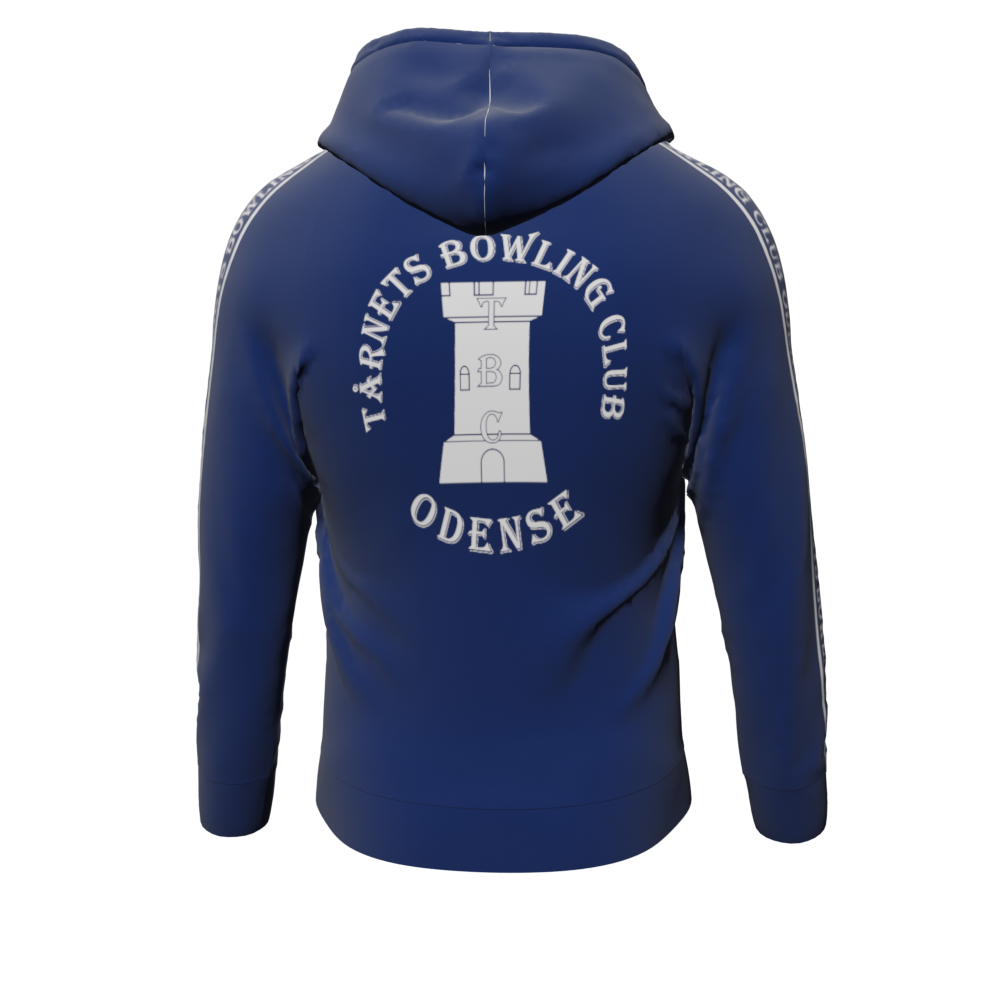 Bomulds Hoodie ZIP - Tårnets Bowling - SponsorWorld