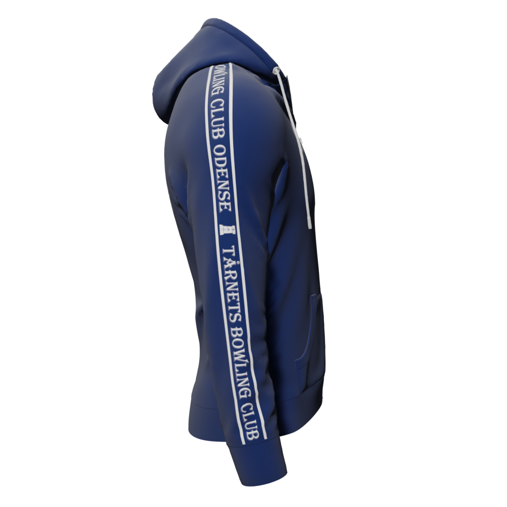 Bomulds Hoodie ZIP - Tårnets Bowling - SponsorWorld