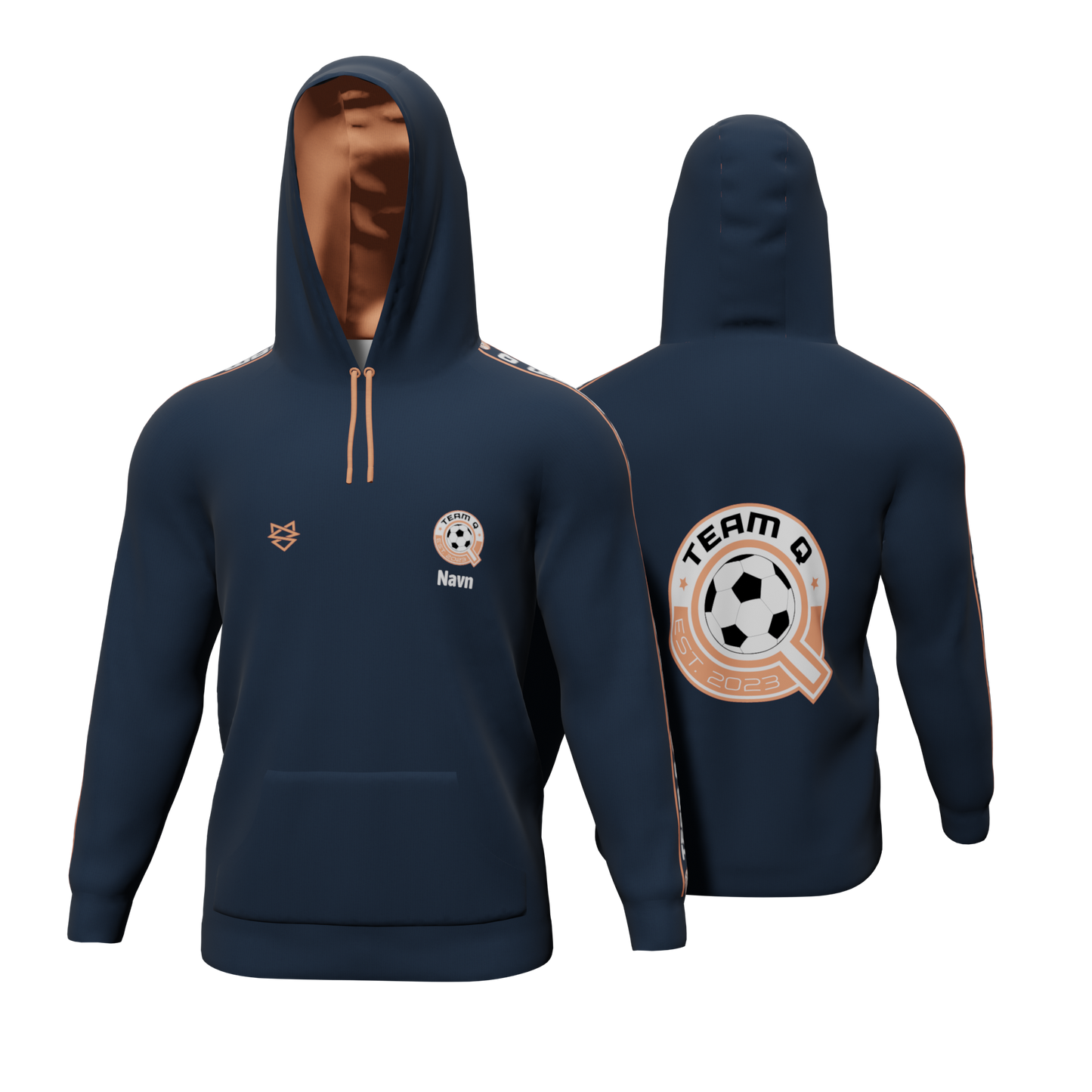 Bomulds Hoodie - Team Q - SponsorWorld