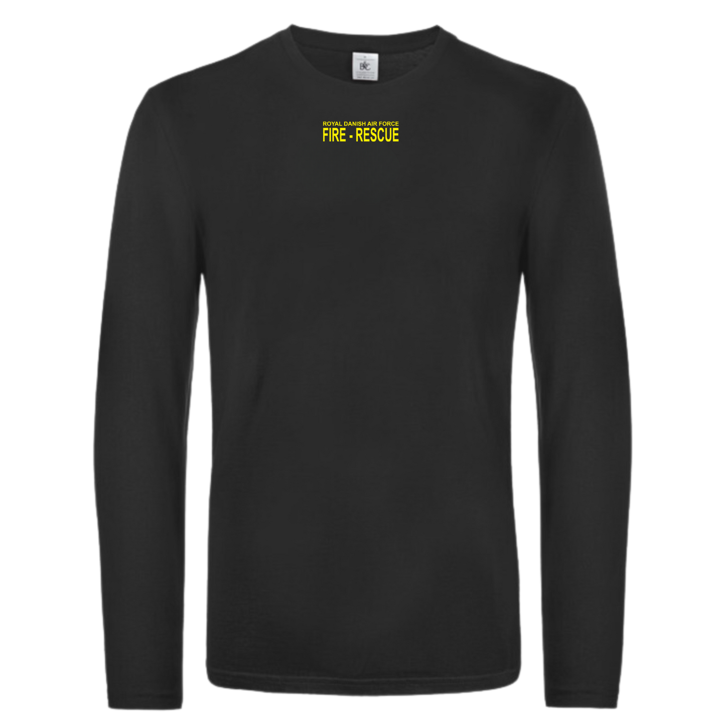 Bomulds T-shirt Langærmet - Air Force Fire and Rescue - SponsorWorld
