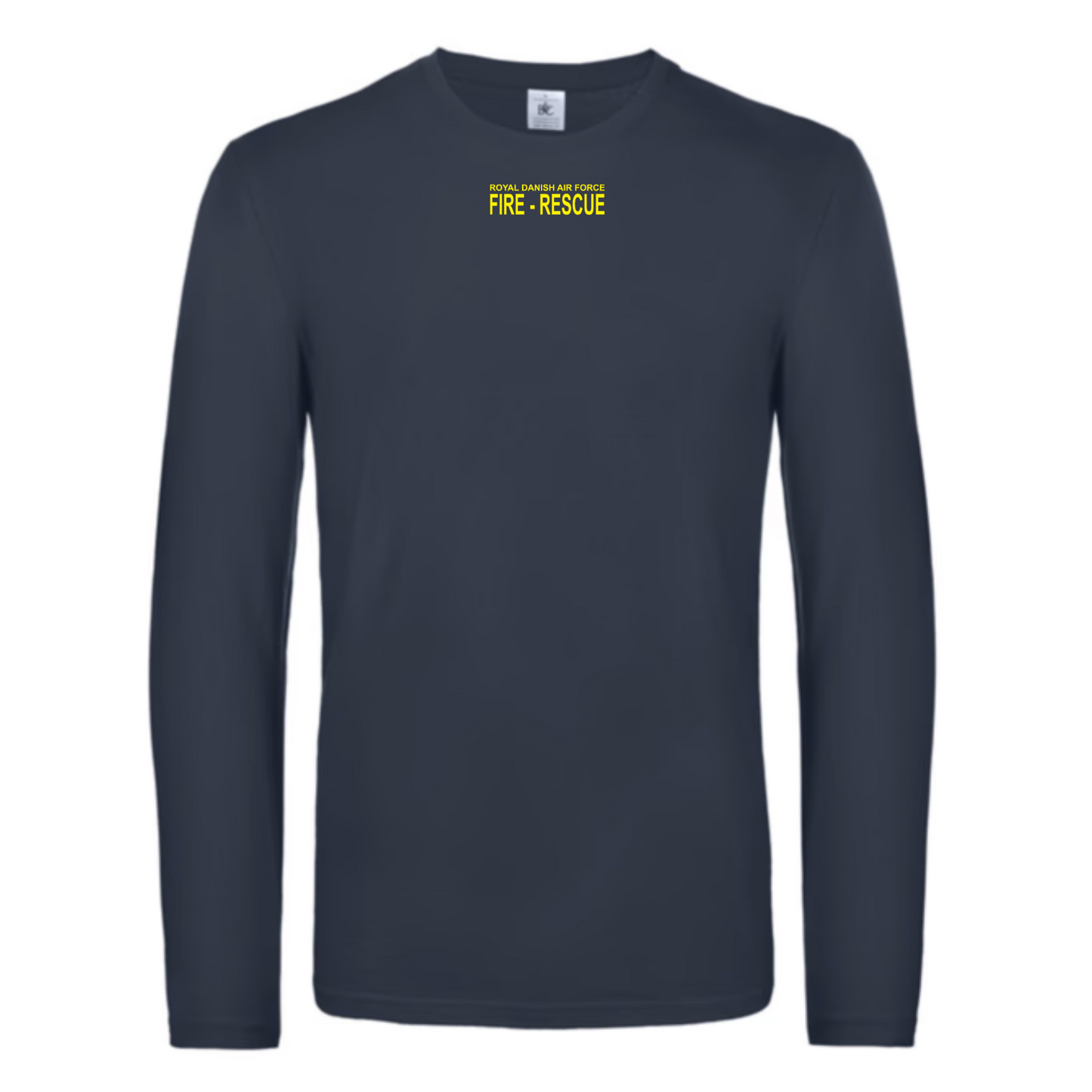 Bomulds T-shirt Langærmet - Air Force Fire and Rescue - SponsorWorld