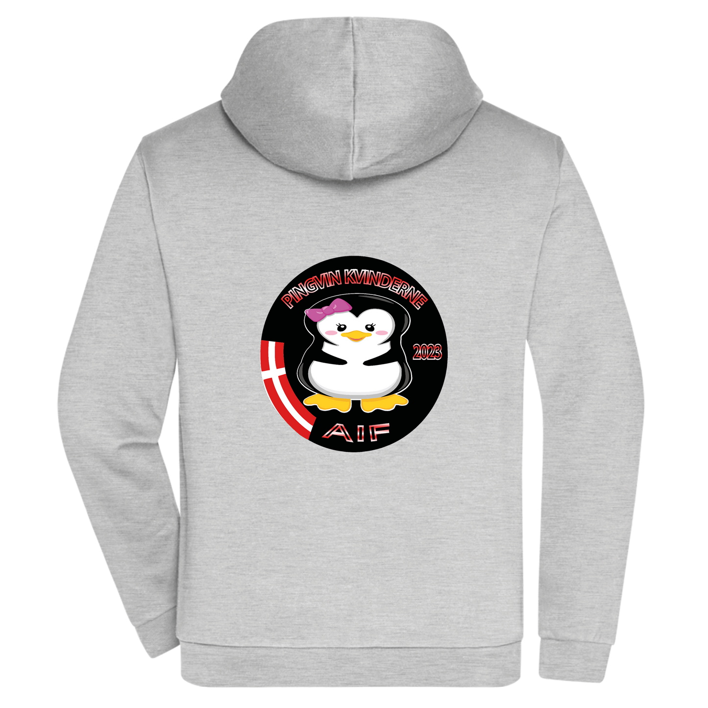 Bomulds Hoodie ZIP - Voksen - pingvin kvinderne