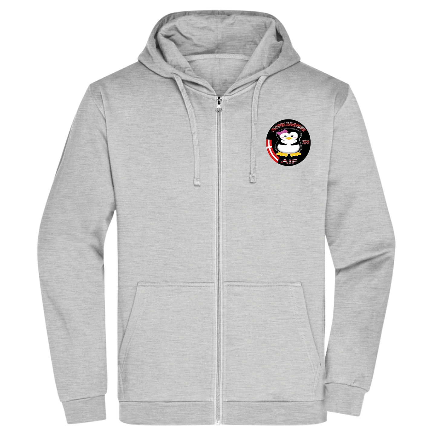 Bomulds Hoodie ZIP - Voksen - pingvin kvinderne