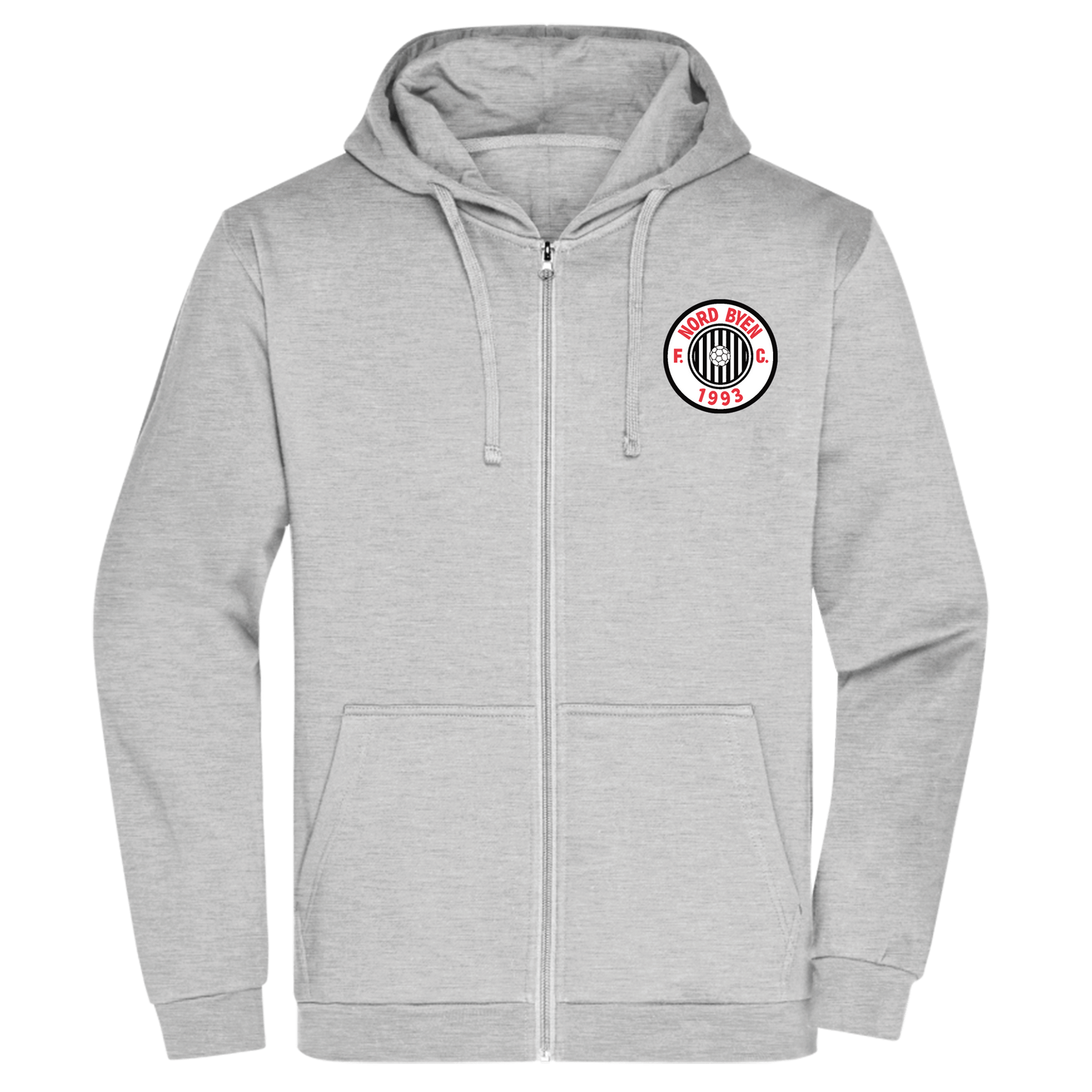 Bomulds Hoodie ZIP - Voksen - NB93 - SponsorWorld