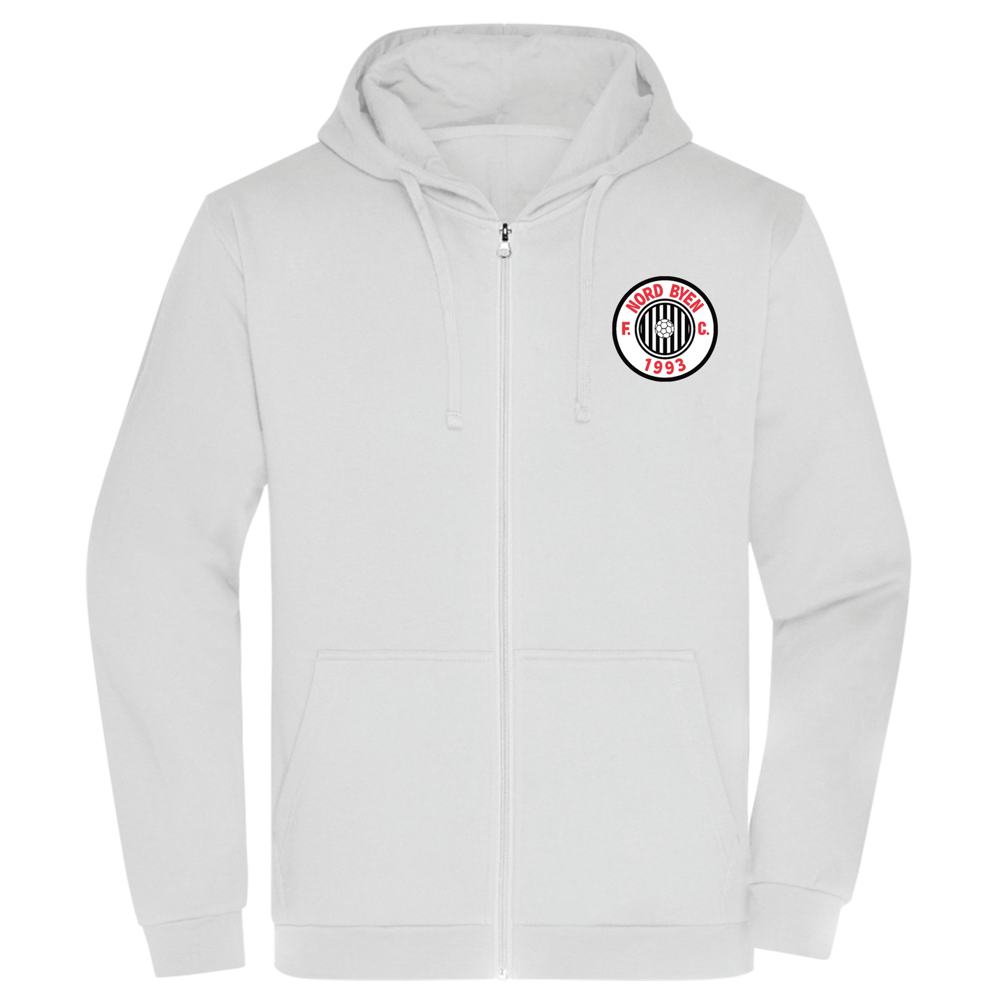 Bomulds Hoodie ZIP - Voksen - NB93 - SponsorWorld