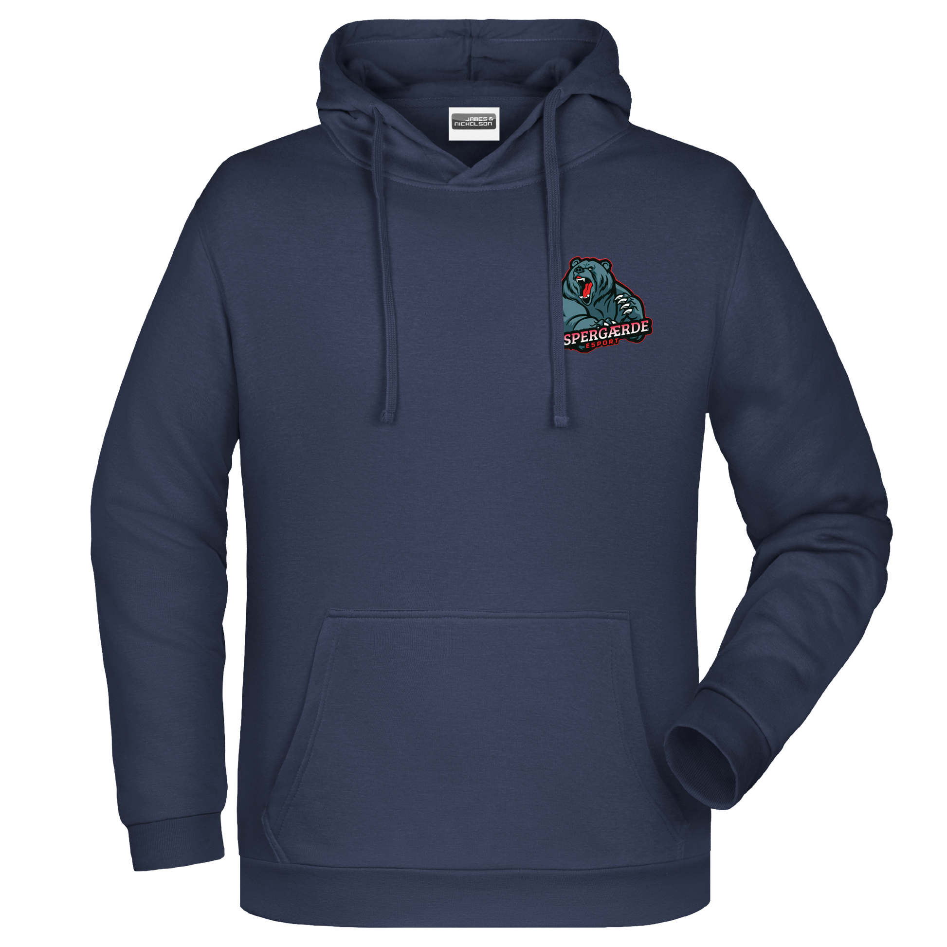 Bomulds Hoodie - Voksen - Espergærde Esport - SponsorWorld