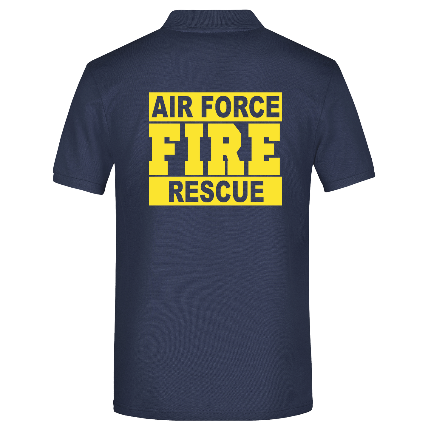 Polo - Press on chest and back - Air Force Fire and Rescue