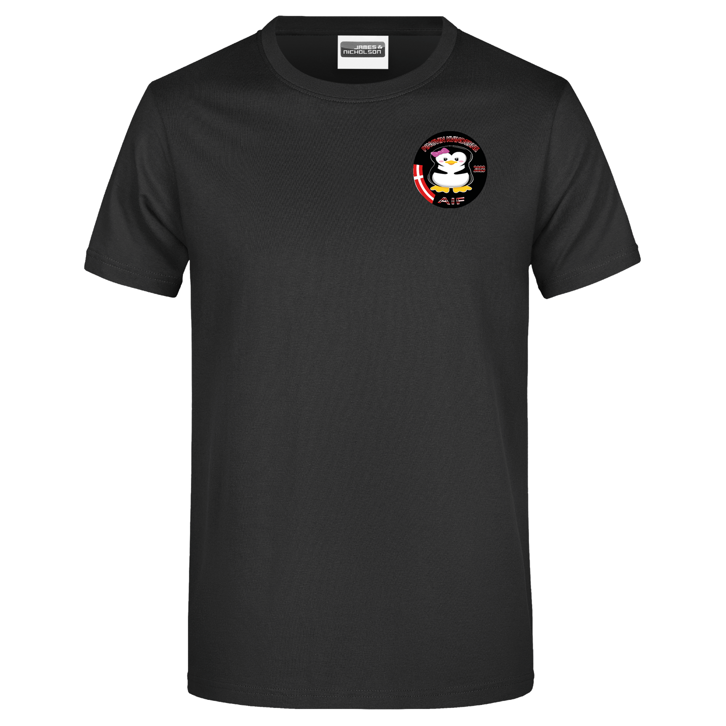 Bomulds T-shirt - Voksen - pingvin kvinderne