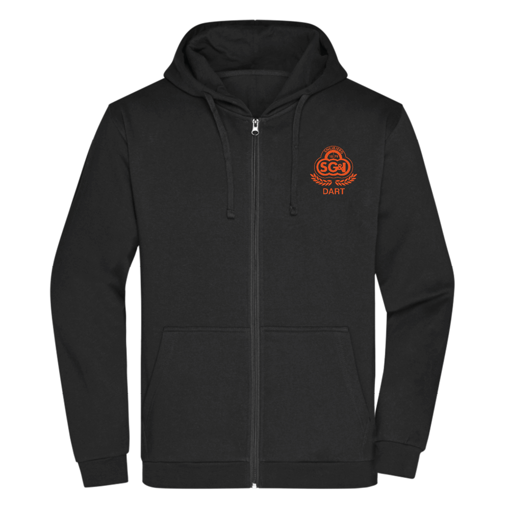 Bomulds Hoodie ZIP - Voksen - Snejbjerg Dart - SponsorWorld