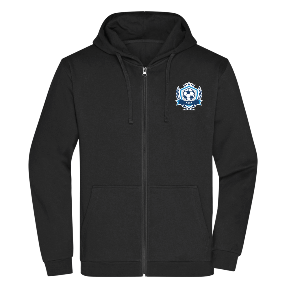 Bomulds Hoodie ZIP - Voksen - KVSF - SponsorWorld