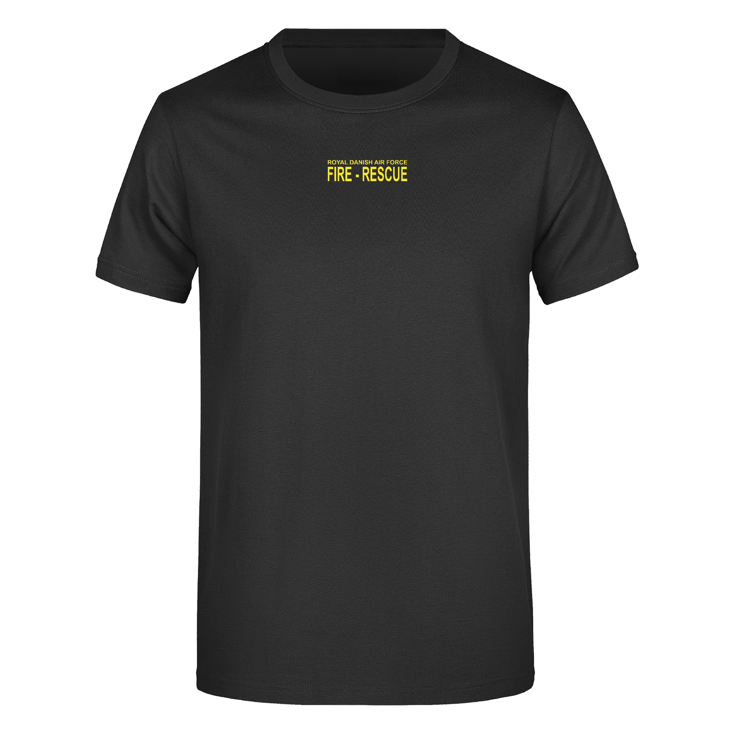 Bomulds T-shirt logo på bryst - Air Force Fire and Rescue - SponsorWorld