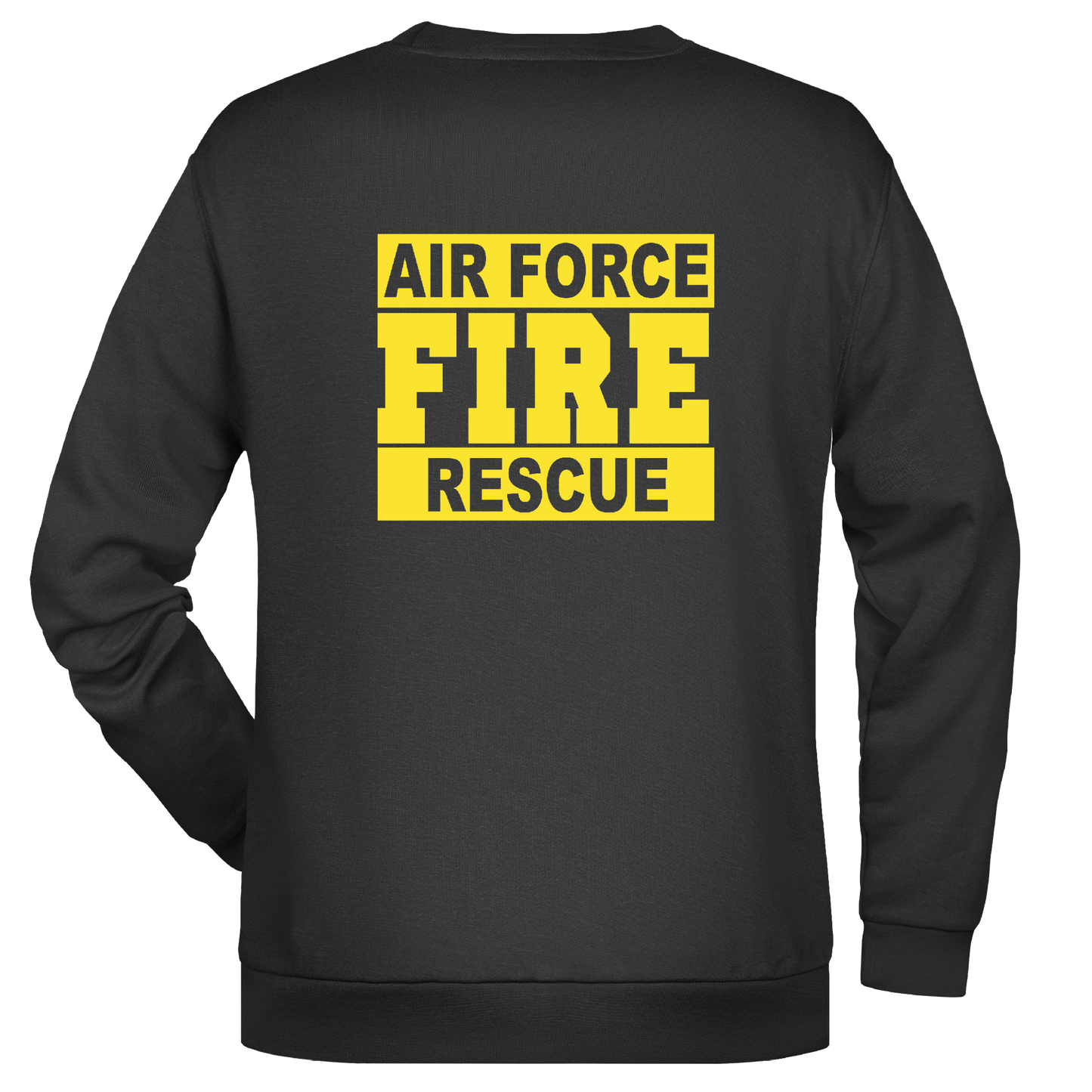 Bomulds Sweatshirt - Voksen - Air Force Fire & Rescue - SponsorWorld
