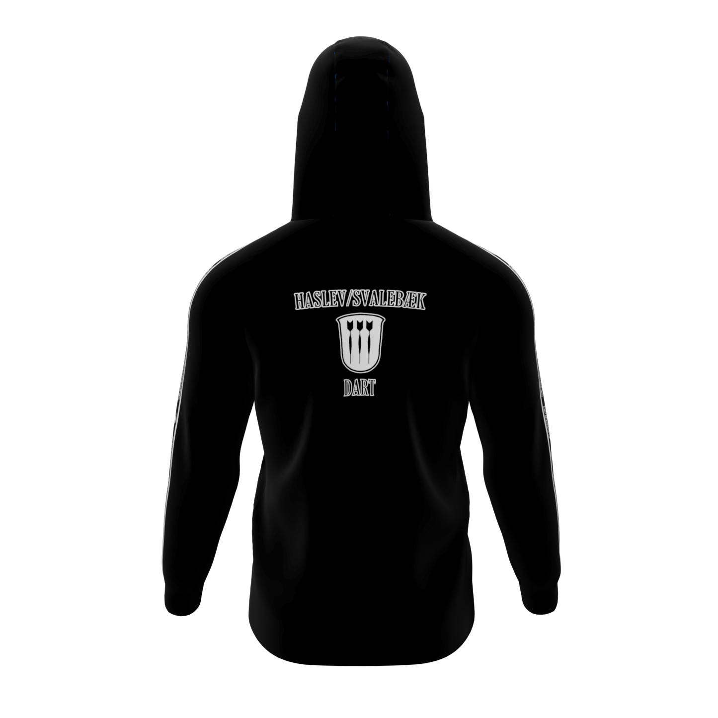 Bomulds Hoodie - Stripe ID - Voksen - Haslev-Svalebæk Dart