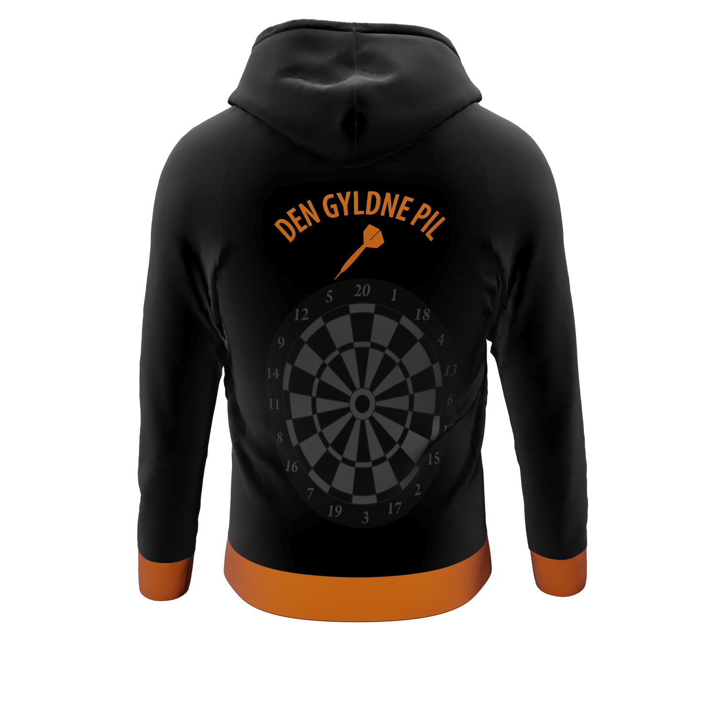 Hoodie ZIP - Den Gyldne Pil - SponsorWorld