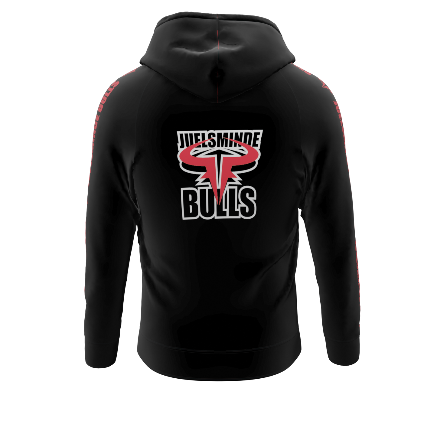 Bomulds Hoodie ZIP - Juelsminde Bulls - SponsorWorld