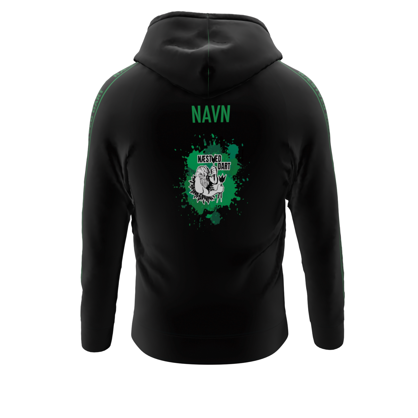 Bomulds Hoodie ZIP - Næstved Dart