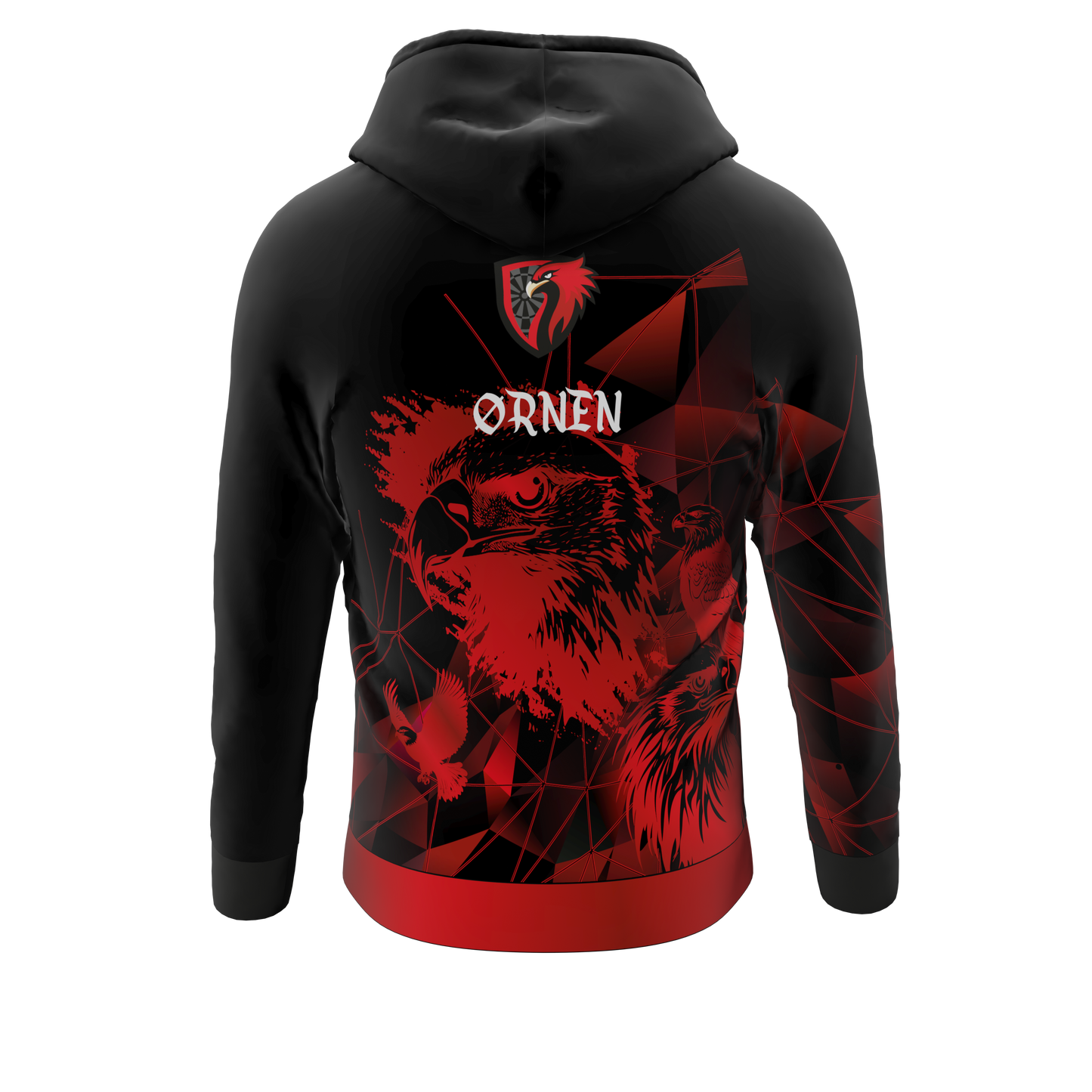 Hoodie ZIP - Dartklubben Ørnen