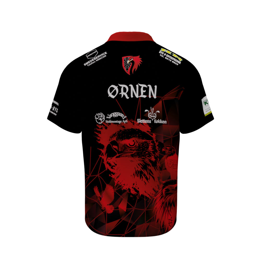 Polo med sponsorer - Dartklubben Ørnen