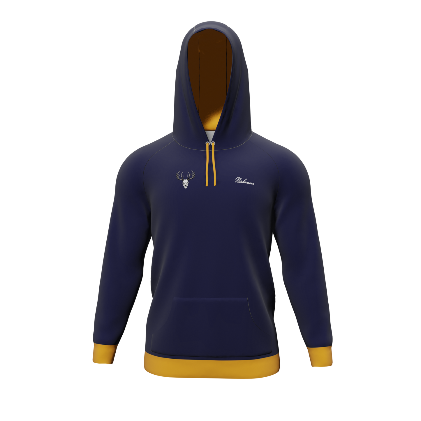 Bomulds Hoodie Orange - Bakkedart