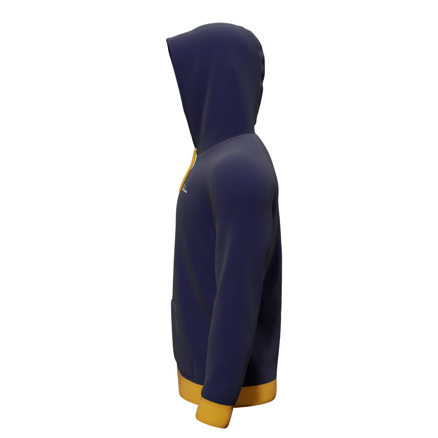 Bomulds Hoodie Orange - Bakkedart