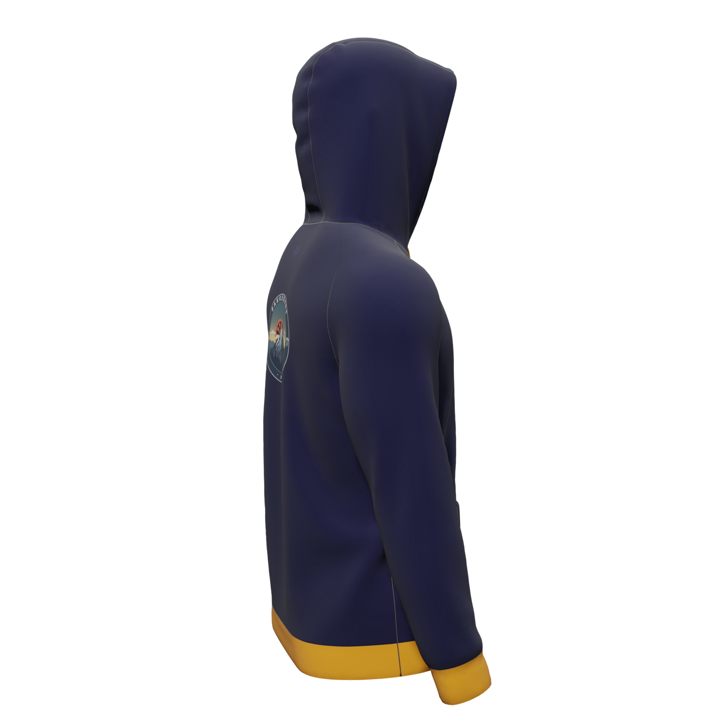 Bomulds Hoodie Orange - Bakkedart