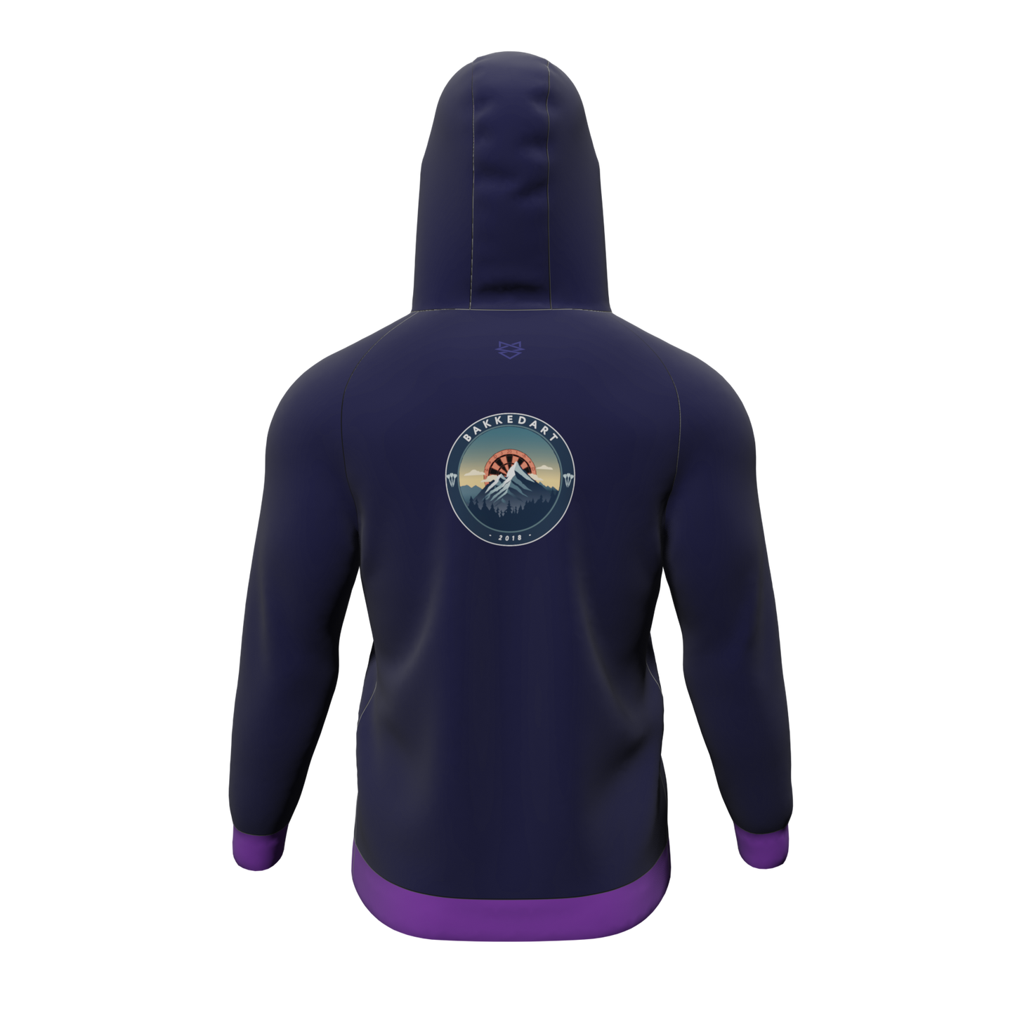 Bomulds Hoodie Lilla - Bakkedart