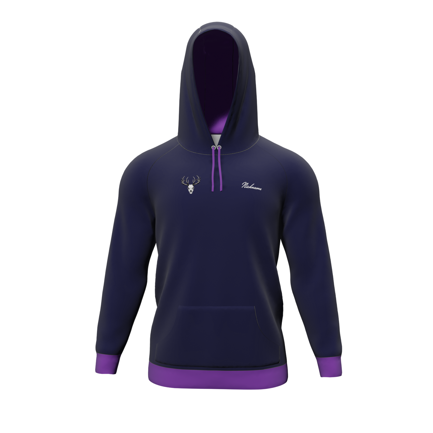 Bomulds Hoodie Lilla - Bakkedart