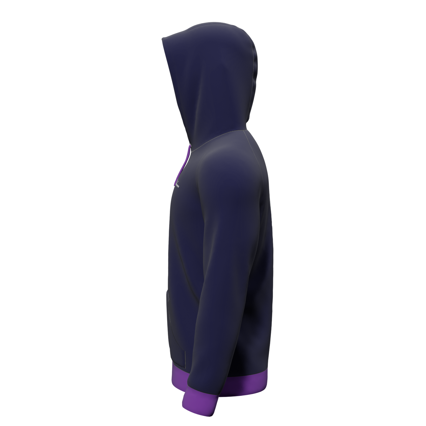 Bomulds Hoodie Lilla - Bakkedart