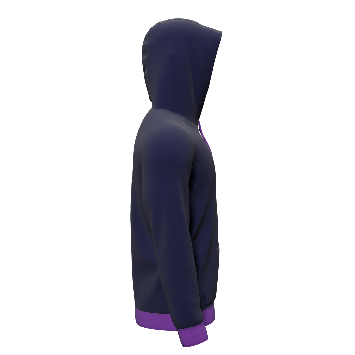 Bomulds Hoodie Lilla - Bakkedart