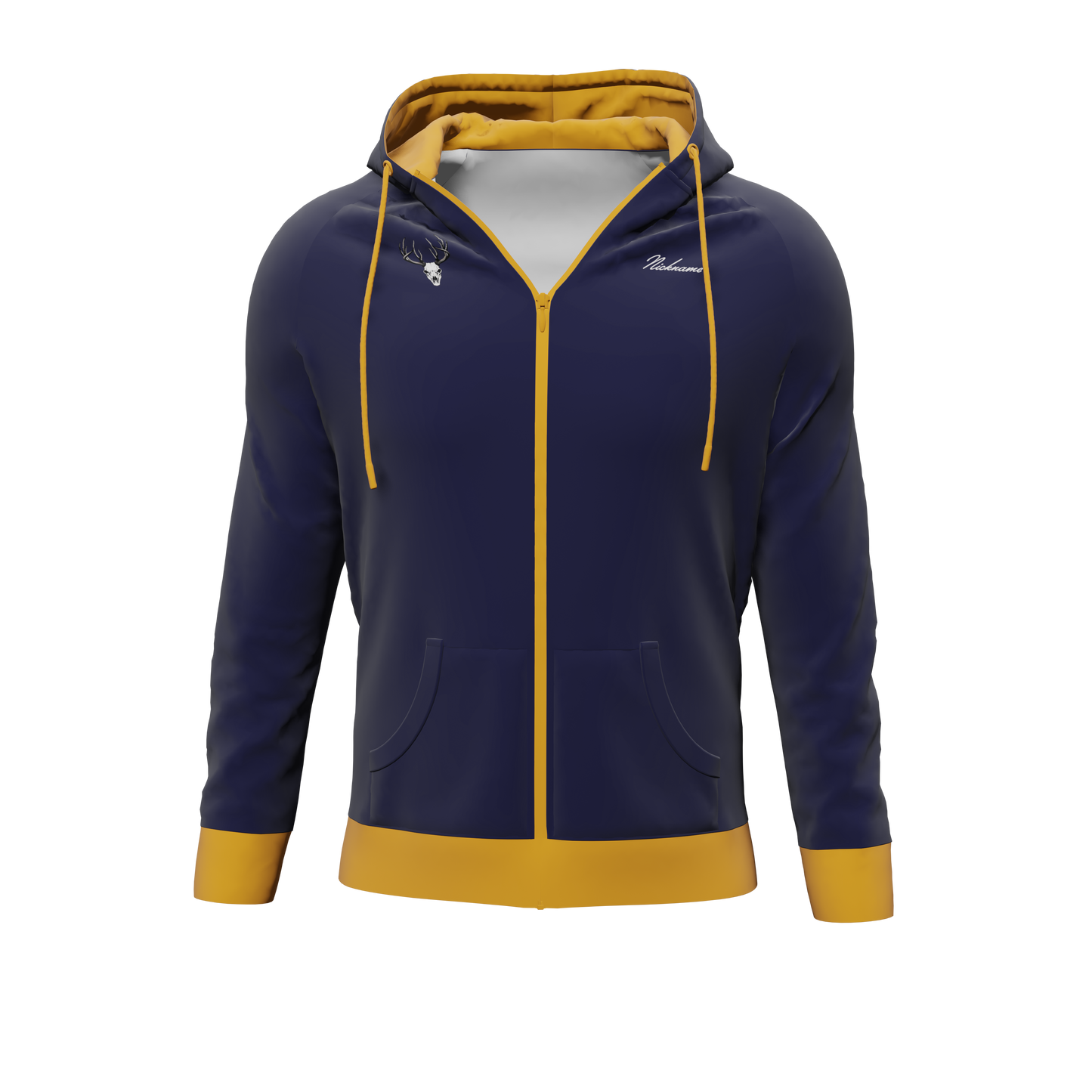 Bomulds Hoodie ZIP - Bakkedart