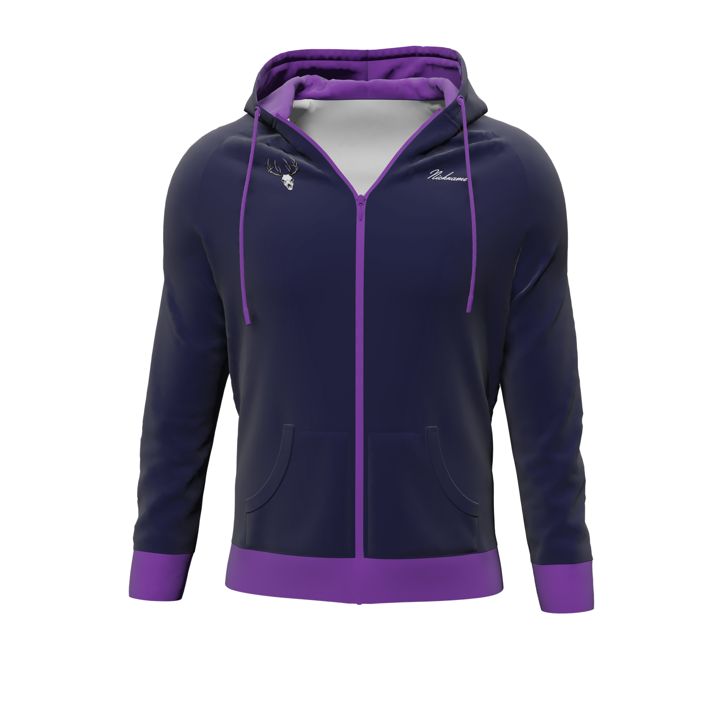 Bomulds Hoodie ZIP - Bakkedart