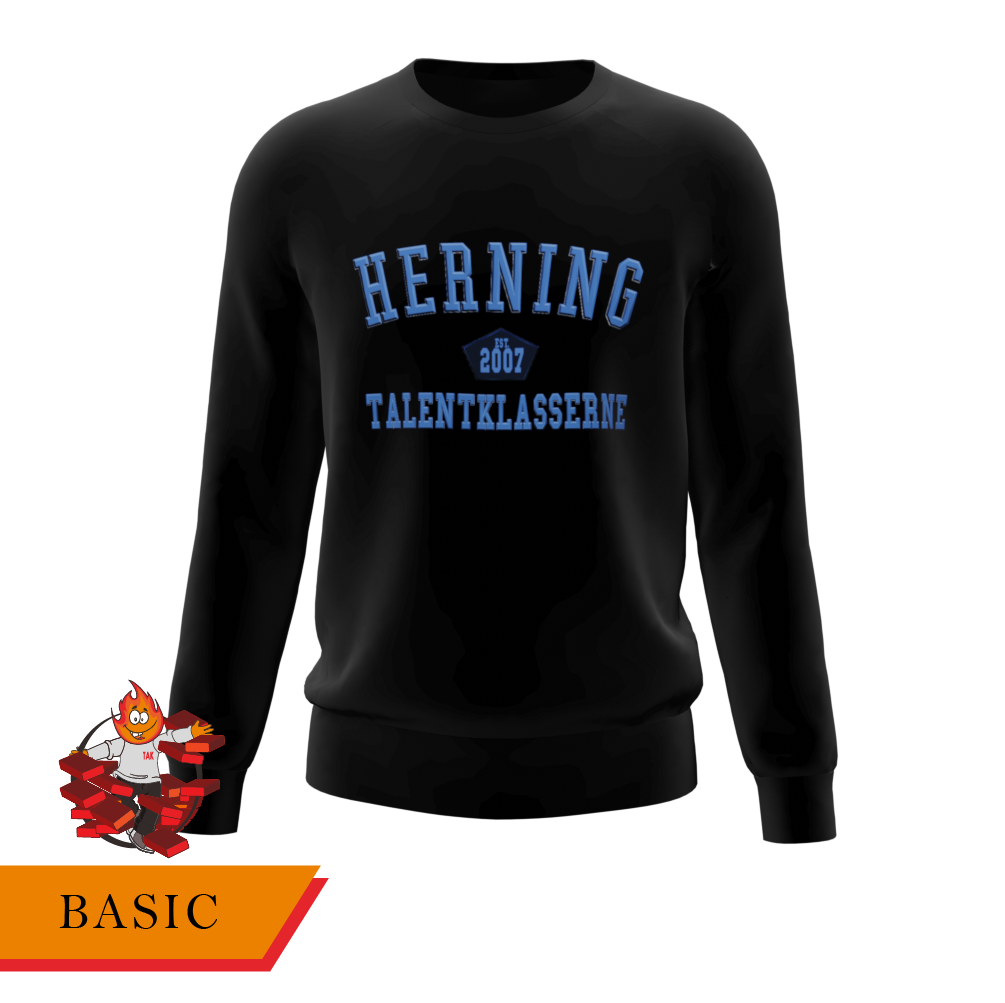 Basic - Sweater Sort/blå - SponsorWorld