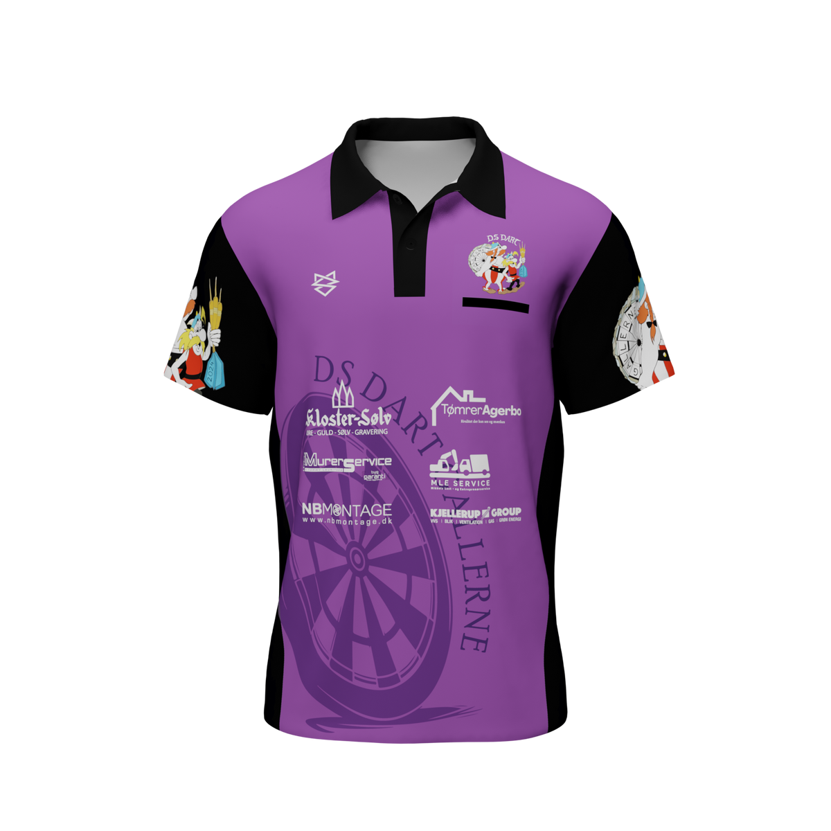 DS Dart - Polo med sponsorer