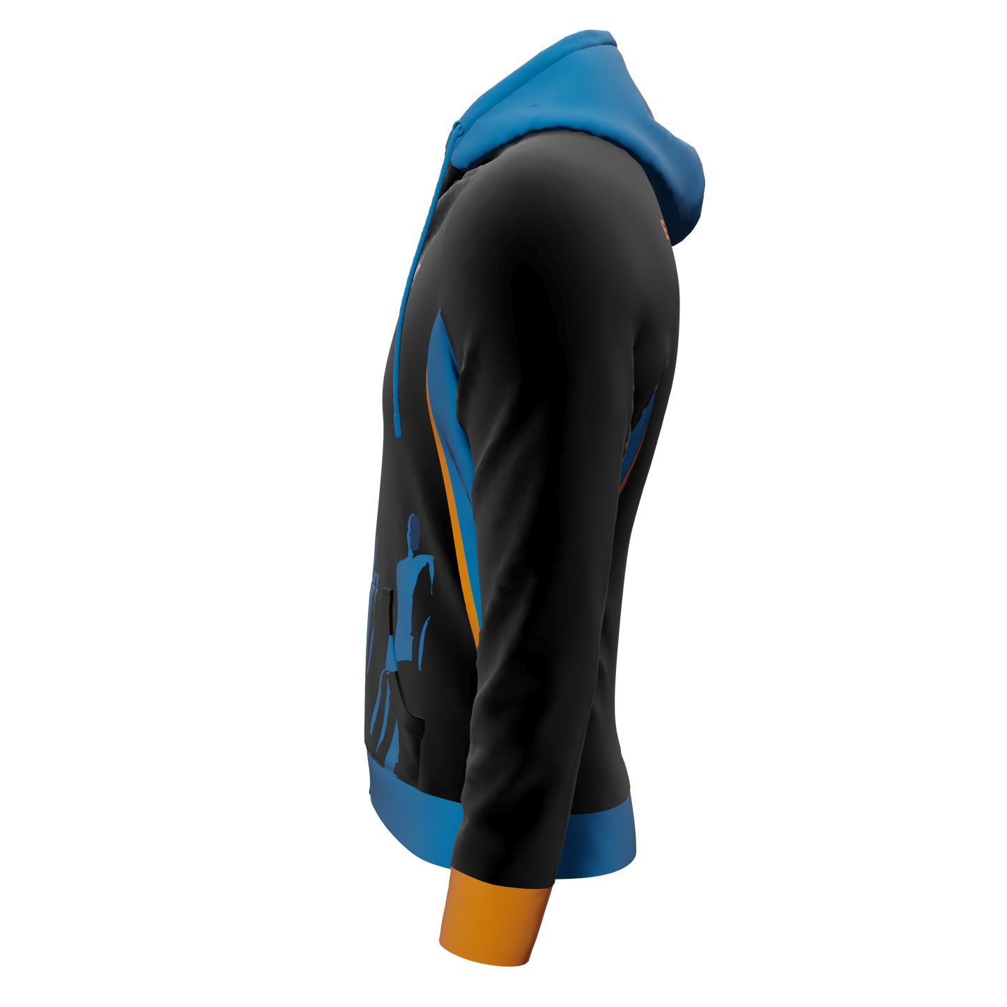 Hoodie ZIP - Esbjerg Dart Klub - SponsorWorld
