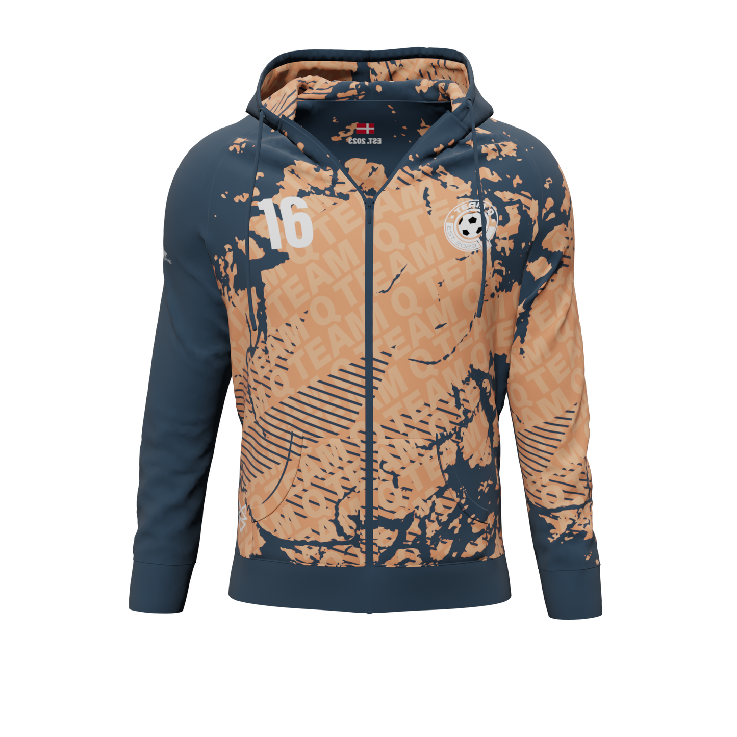 Hoodie ZIP - Team Q - SponsorWorld