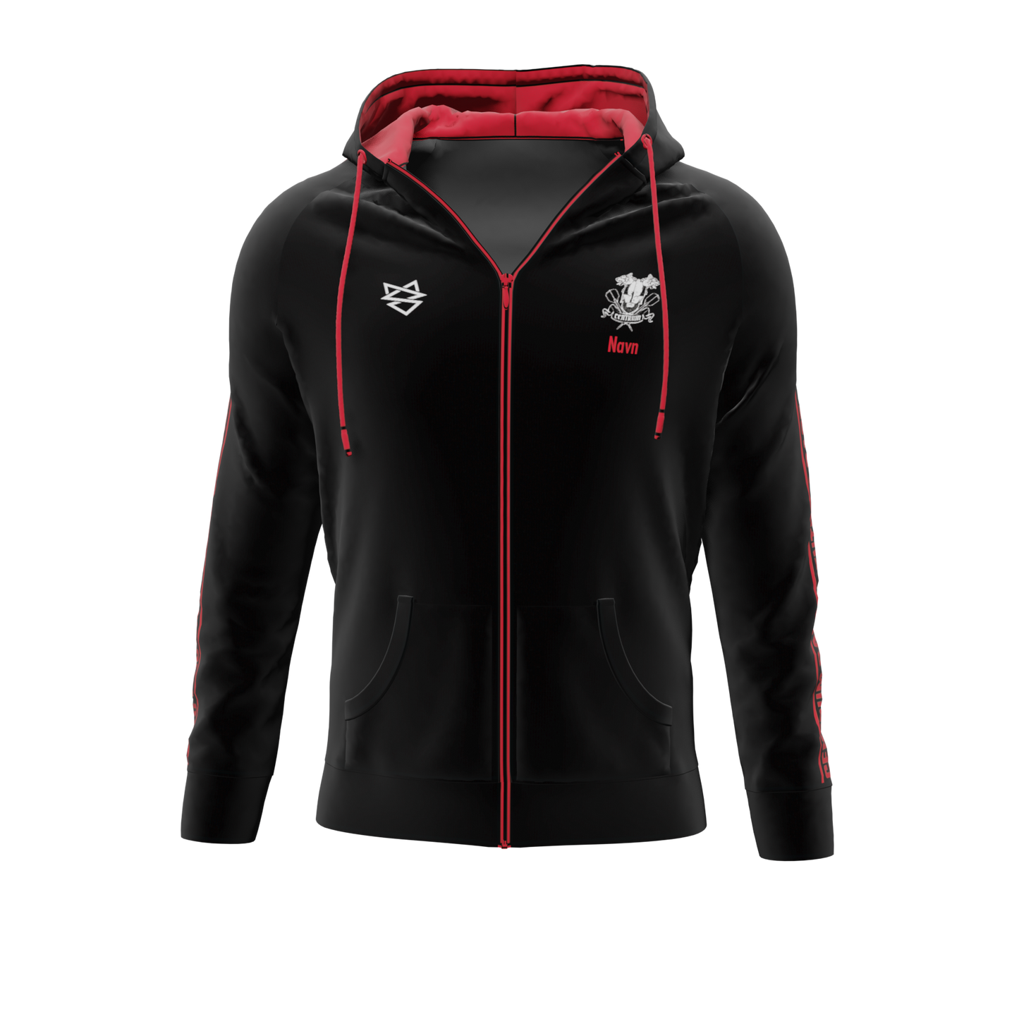Bomulds Hoodie ZIP - Centrum Dart - SponsorWorld