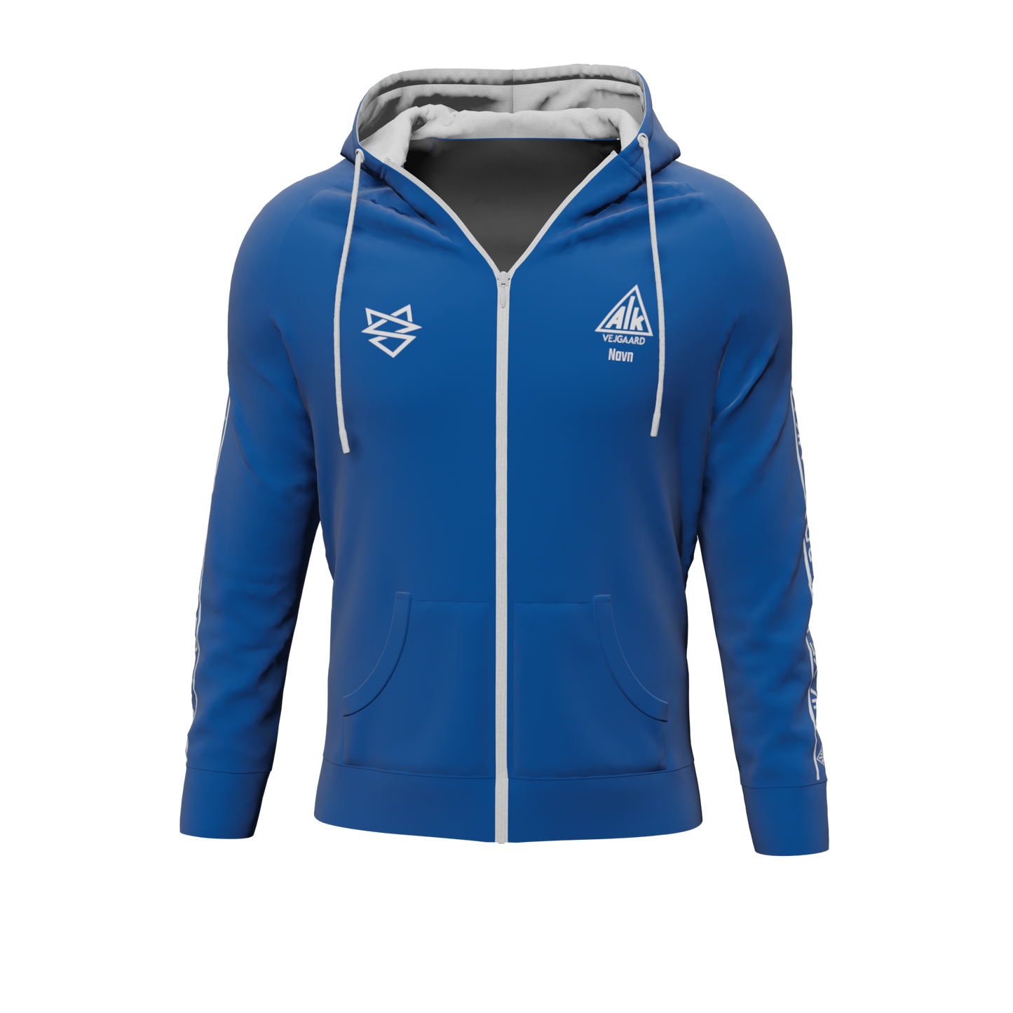 Cotton Hoodie ZIP - Adult - AIK Vejgaard