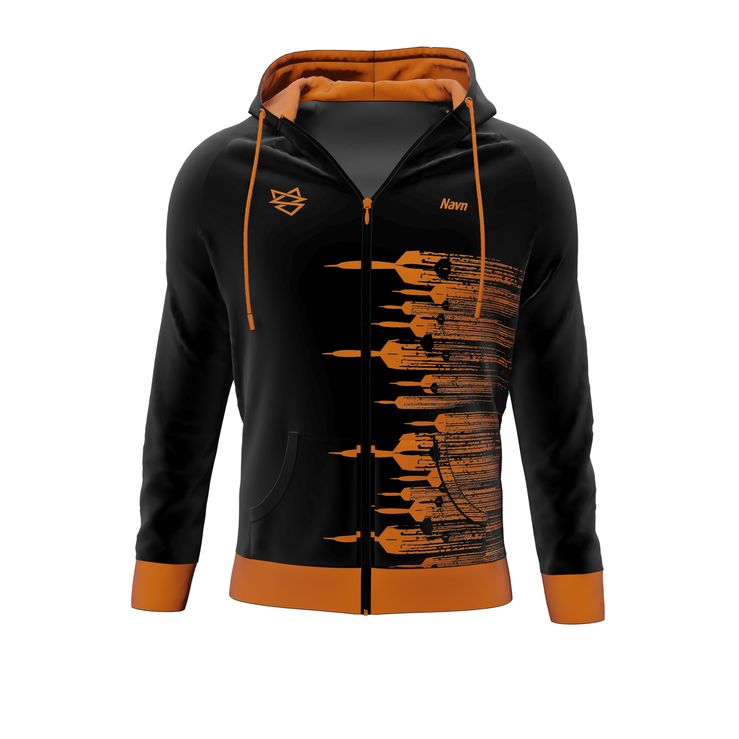 Hoodie ZIP - Den Gyldne Pil - SponsorWorld