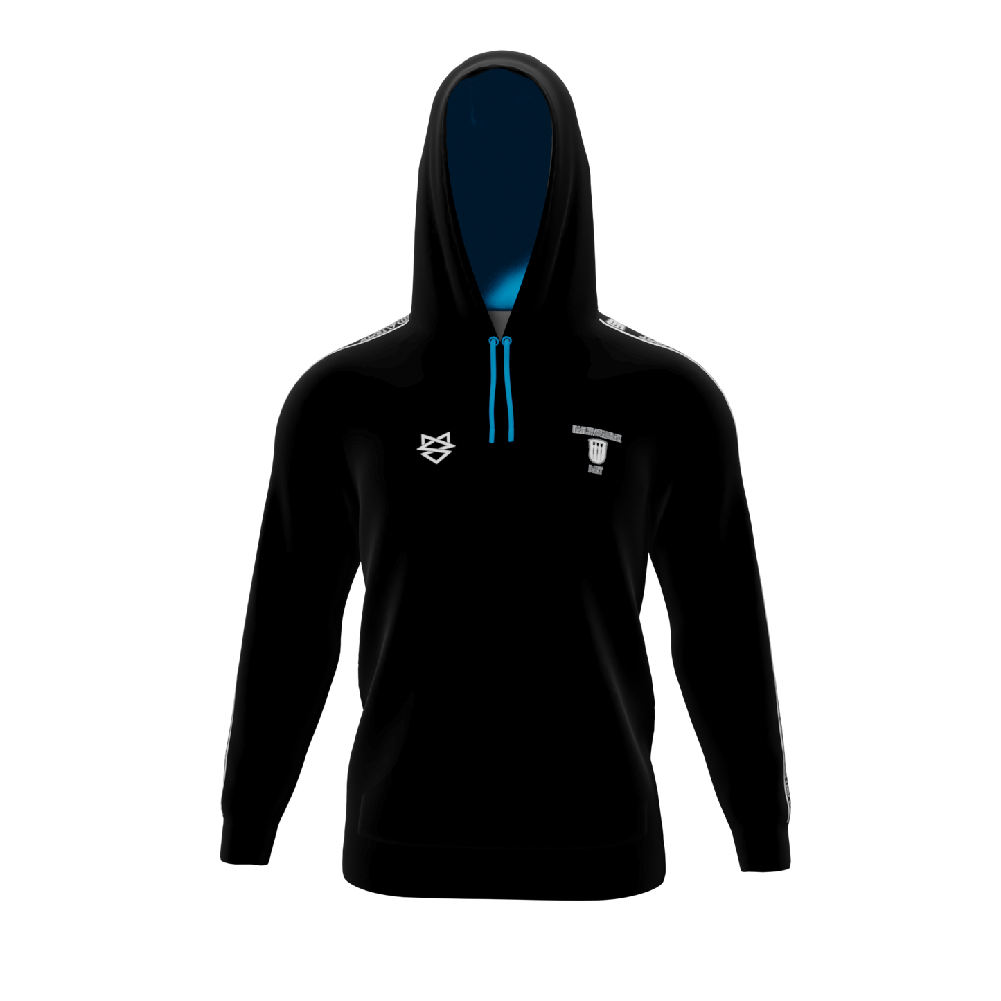Bomulds Hoodie - Stripe ID - Voksen - Haslev-Svalebæk Dart