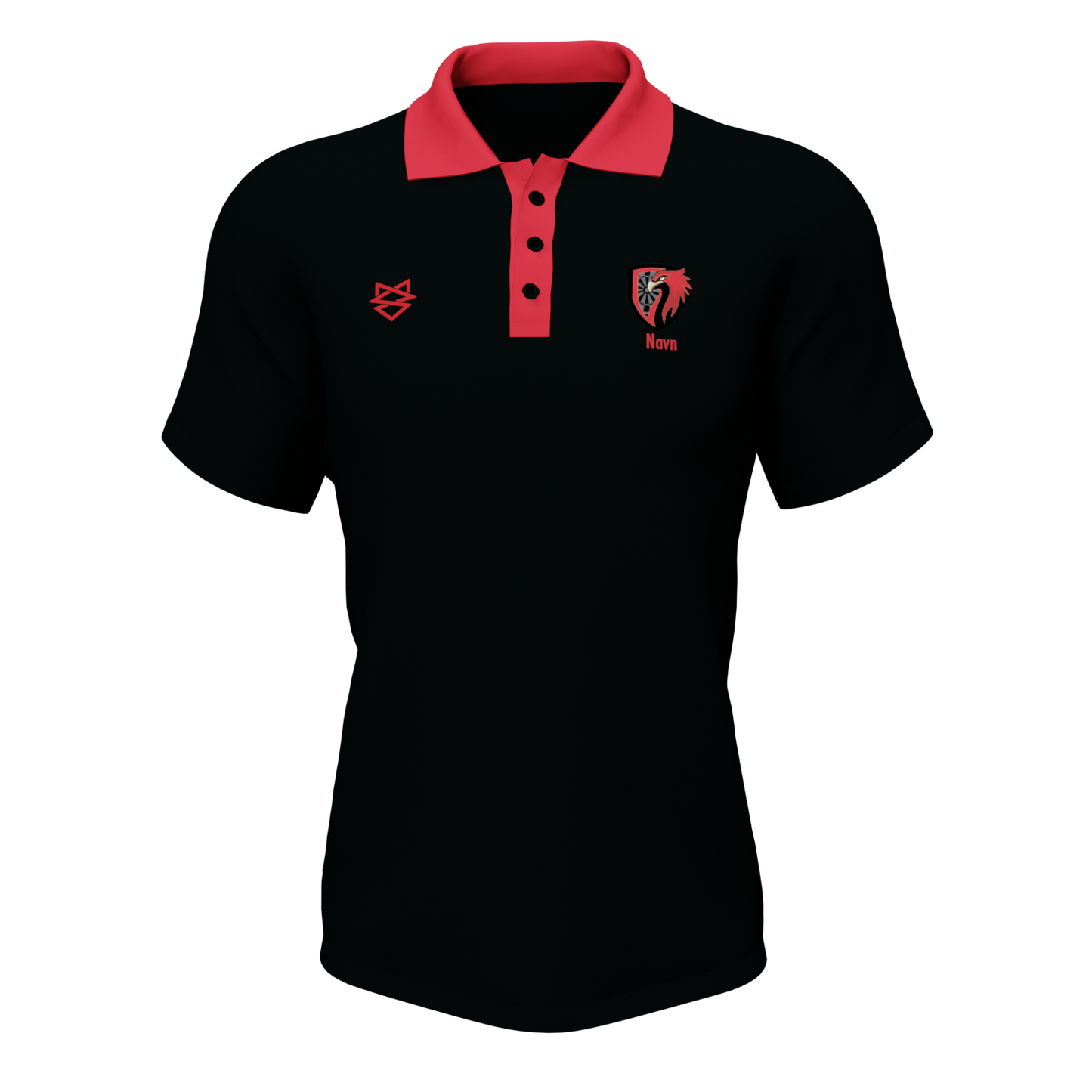 Bomulds Polo - Dartklubben Ørnen