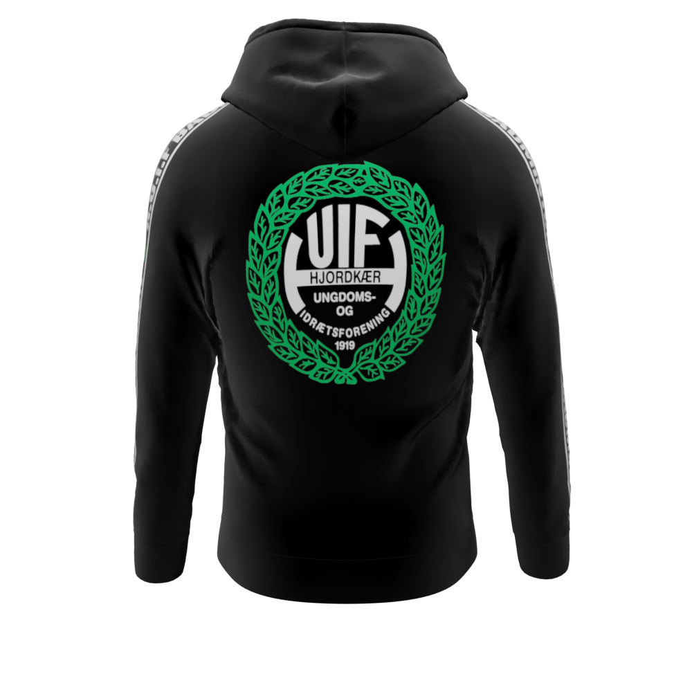 Bomulds Hoodie m. Lynlås - H.U.I.F Badminton