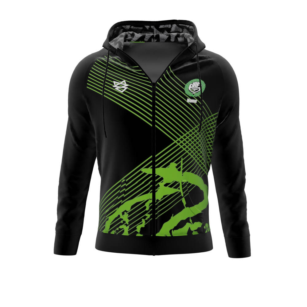 H.U.I.F Badminton - Hoodie med Lynlås - SponsorWorld