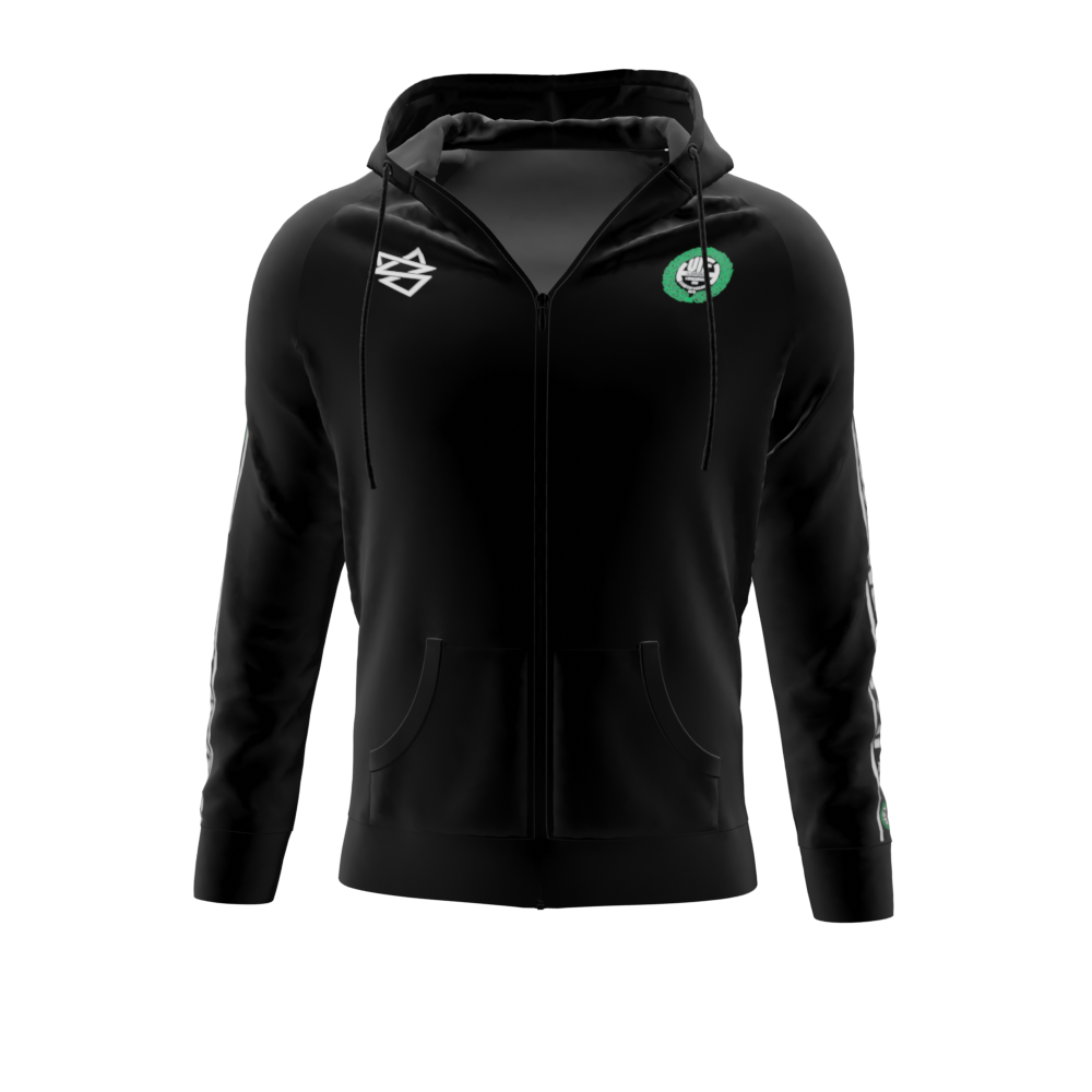 Bomulds Hoodie m. Lynlås - H.U.I.F Badminton