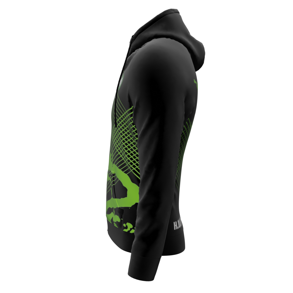 H.U.I.F Badminton - Hoodie med Lynlås - SponsorWorld