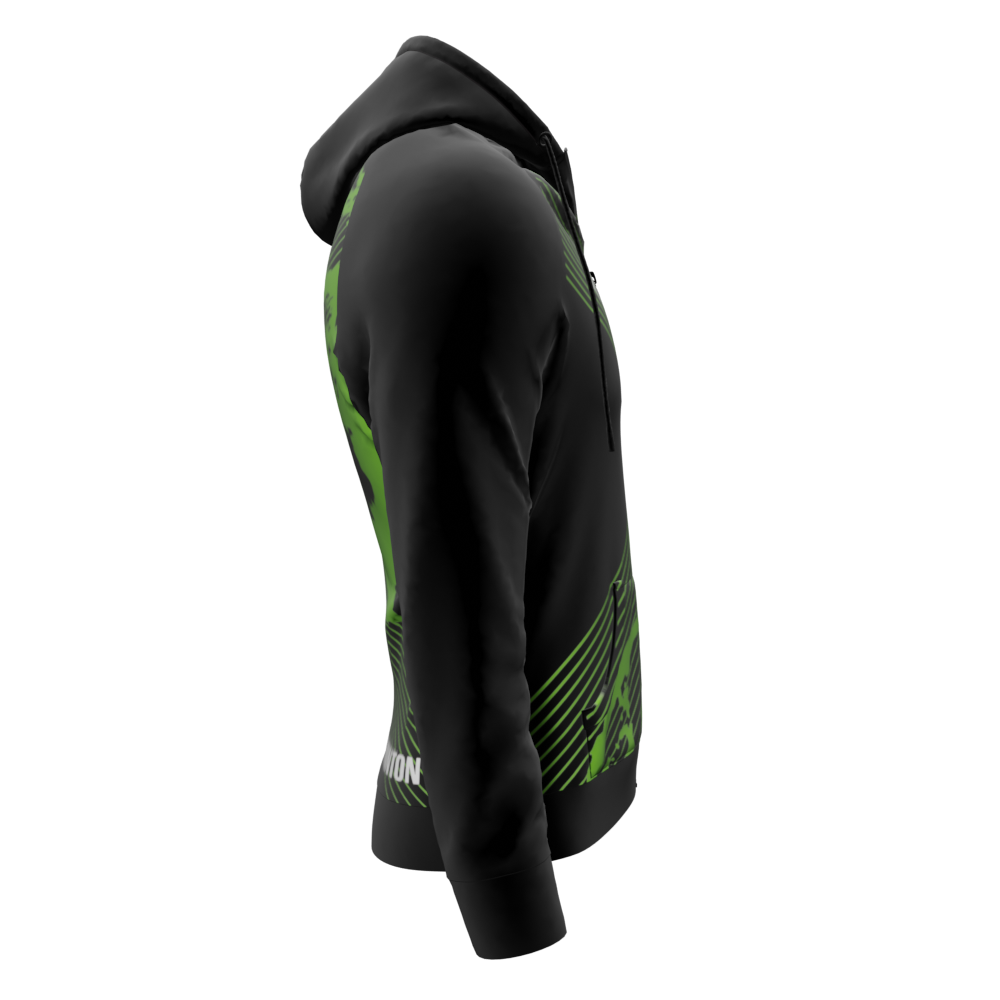 H.U.I.F Badminton - Hoodie med Lynlås - SponsorWorld