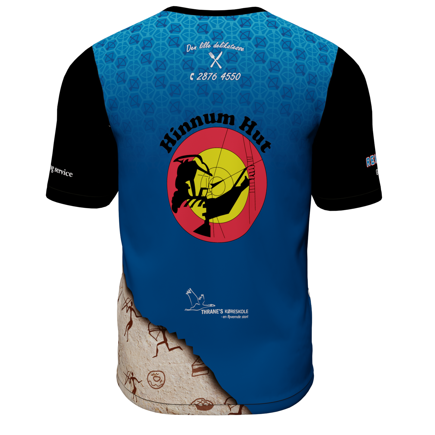 Sponsorlogo T-shirt - Hinnumhut Bueskydning