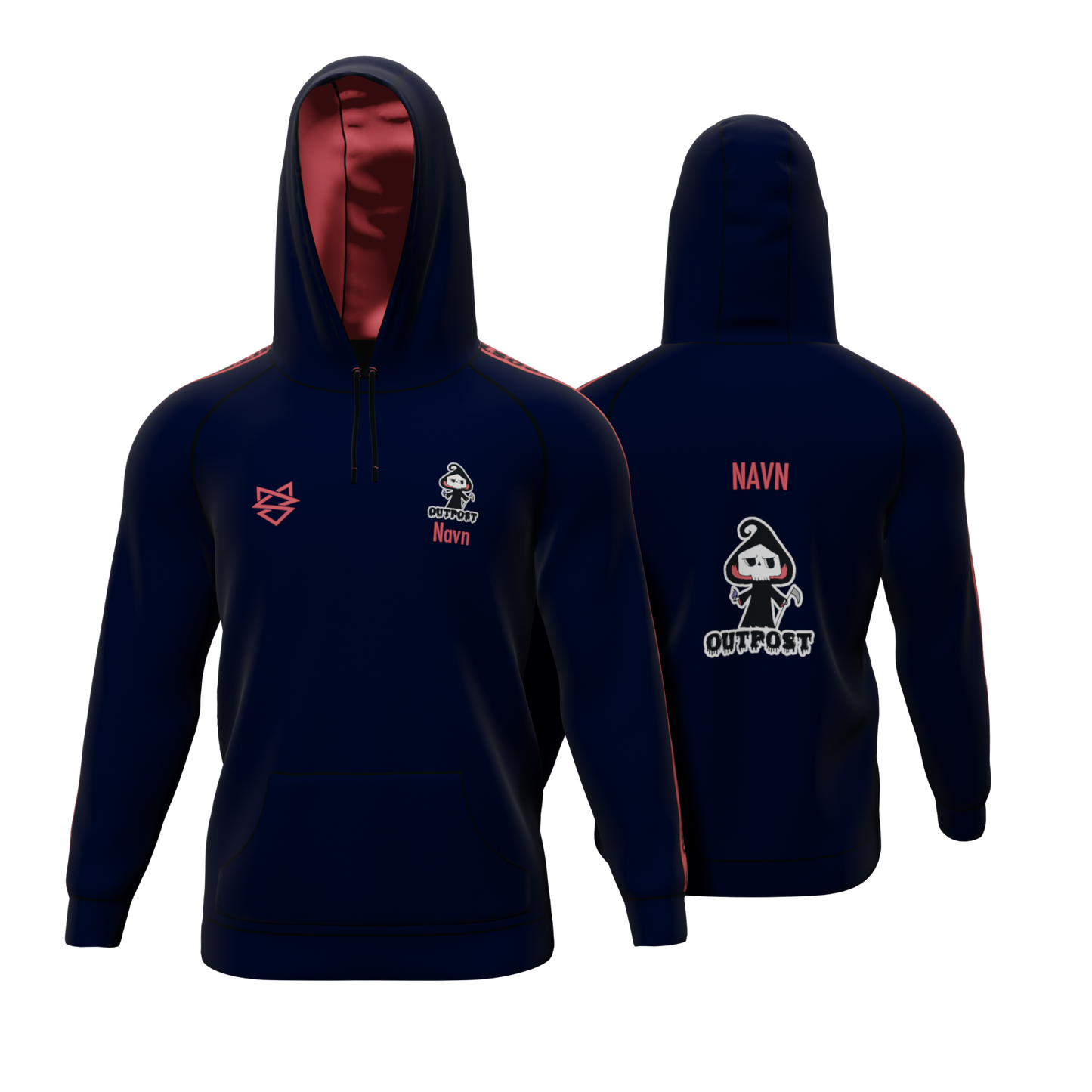 Bomulds Hoodie - Outpost Esport - SponsorWorld