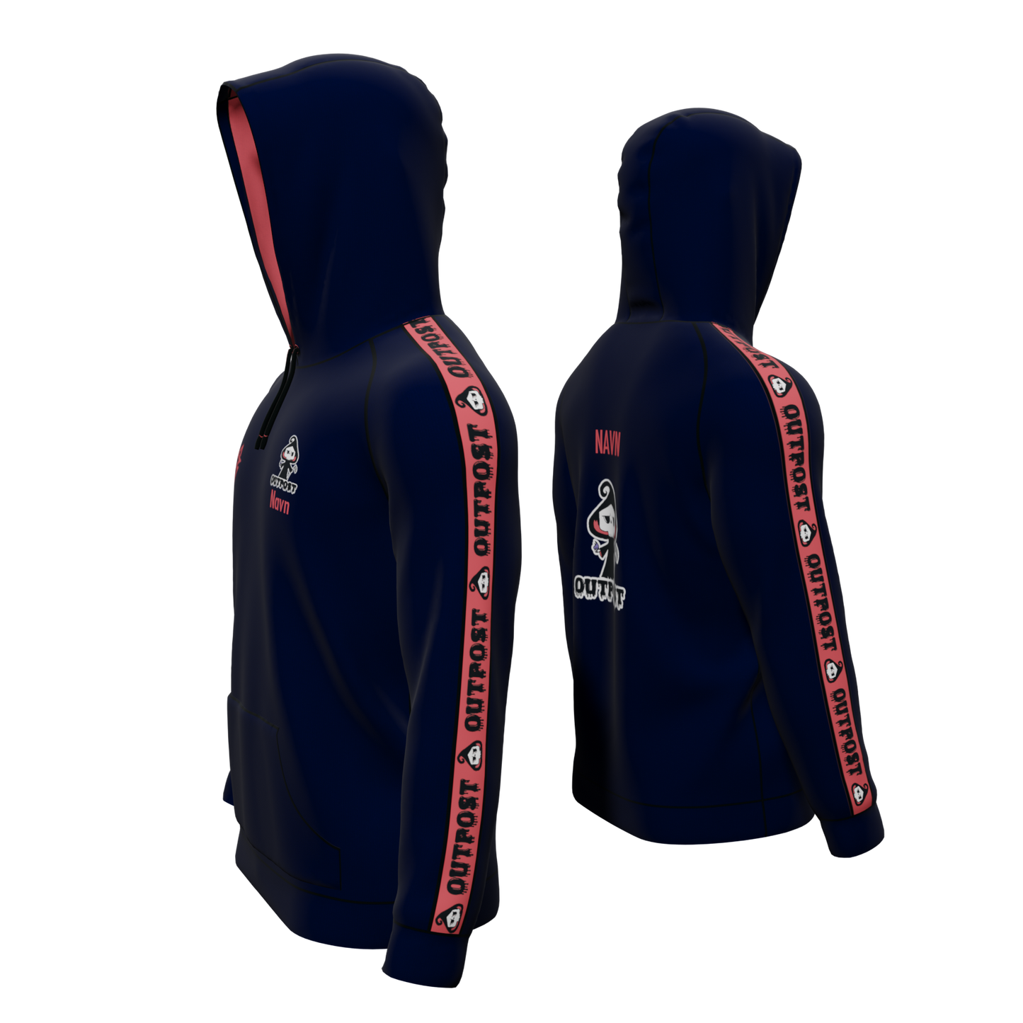 Bomulds Hoodie - Outpost Esport - SponsorWorld