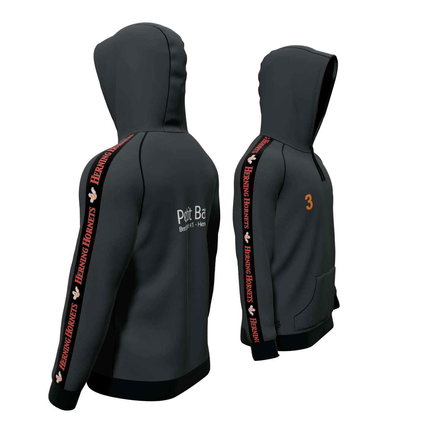 Bomulds Hoodie - Herning Hornets - SponsorWorld